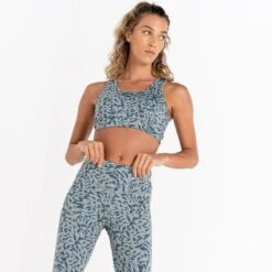 Dare 2b Brassière De Sport FLEUR EAST EDIT SWIFT Femme (Vert Nénuphar) -Dare 2b Boutique brassiere de sport fleur east edit swift femme vert nenuphar 3