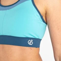 Dare 2b Brassière De Sport MANTRA Femme (Sarcelle Pâle / Denim Clair) -Dare 2b Boutique brassiere de sport mantra femme sarcelle pale denim clair 1