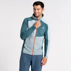 Dare 2b Couche Intermédiaire - Assimilate Core Stretch - HWK Mediterranea Green/Slate -Dare 2b Boutique dare 2b assimilate core stretch midlayer hwk mediterranea green slate 3 1350974
