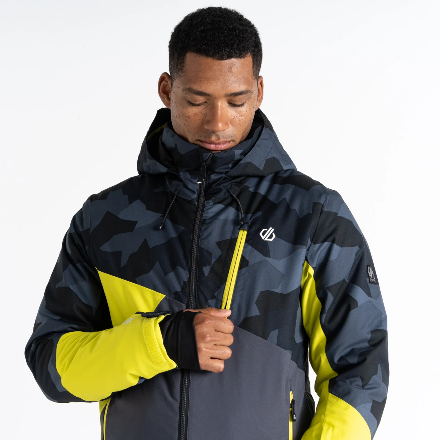 Dare 2b Veste De Ski - Baseplate - NLJ Neon Spring/Black Geo Camo Print 4 Dare 2b Veste De Ski - Baseplate - NLJ Neon Spring/Black Geo Camo Print – Image 2