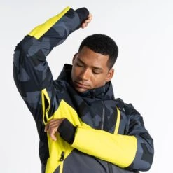 Dare 2b Veste De Ski - Baseplate - NLJ Neon Spring/Black Geo Camo Print 16 Dare 2b Veste De Ski - Baseplate - NLJ Neon Spring/Black Geo Camo Print -Dare 2b Boutique dare 2b baseplate ski jacket nlj neon spring black geo camo print 4 1533401