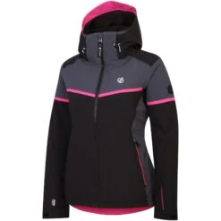 Dare 2b Veste De Ski Femme - Carving - 06N Black/Ebony -Dare 2b Boutique dare 2b carving women ski jacket 06n black ebony 11 1533652