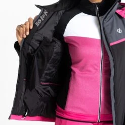 Dare 2b Veste De Ski Femme - Carving - 06N Black/Ebony -Dare 2b Boutique dare 2b carving women ski jacket 06n black ebony 4 1533645