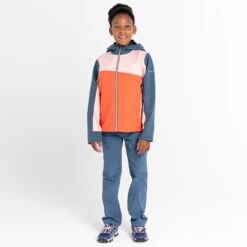 Dare 2b Veste - Explore Enfant - DAD Apricot Blush/Neon Peach/Orion Grey -Dare 2b Boutique dare 2b explore jacket kids dad apricot blush neon peach orion grey 2 1351880