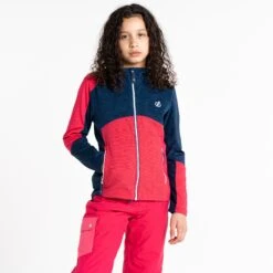 Dare 2b Hero Core Stretch Veste Enfant - U9U Virtual Pink/Moonlight Denim Marl/Virtual Pink Stripe/Greanium Pink -Dare 2b Boutique dare 2b hero core stretch u9u virtual pink moonlight denim marl virtual pink stripe greanium pink 7 1250456