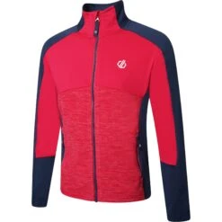 Dare 2b Exception Core Stretch Veste Enfant - GSD Moonlight Denim/Virtual Pink/Geranium Pink Marl -Dare 2b Boutique dare 2b kids exception core stretch jacket gsd moonlight denim virtual pink geranium pink marl 2 1250414