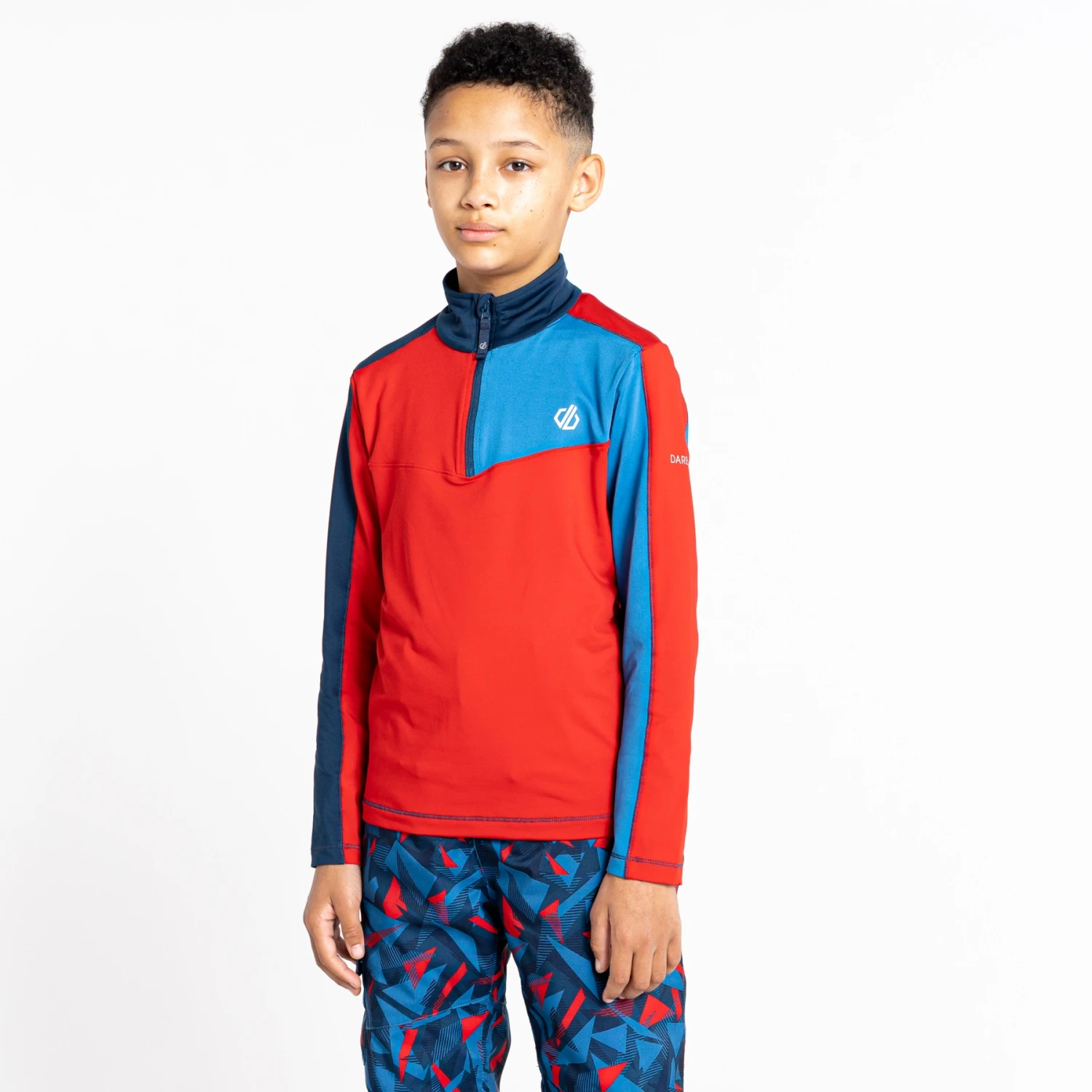 Dare 2b Formate II Core Stretch Pullover Enfant - T4C Moonlight Denim/Vallarta Blue/Danger Red 6 Dare 2b Formate II Core Stretch Pullover Enfant - T4C Moonlight Denim/Vallarta Blue/Danger Red â Image 4