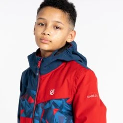 Dare 2b Glee II Veste Enfant - H9Z Moonlight Denim/Danger Red/Vallarta Blue Geo Print -Dare 2b Boutique dare 2b kids glee ii jacket h9z moonlight denim danger red vallarta blue geo print 6 1251537