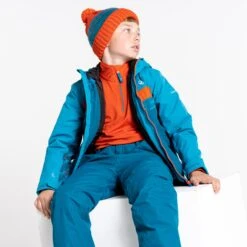 Dare 2b Remarkable II Veste Enfant - F0X Fjord Blue/Gulfstream/Rusty Orange -Dare 2b Boutique dare 2b kids remarkable ii jacket f0x fjord blue gulfstream rusty orange 6 1250476