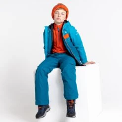 Dare 2b Remarkable II Veste Enfant - F0X Fjord Blue/Gulfstream/Rusty Orange -Dare 2b Boutique dare 2b kids remarkable ii jacket f0x fjord blue gulfstream rusty orange 7 1250477