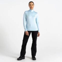 Dare 2b Couche Intermédiaire Femme - Lowline II Core Stretch - W8A Quiet Blue -Dare 2b Boutique dare 2b lowline ii women core stretch mid layer w8a quiet blue 3 1532381