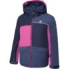 Dare 2b Remarkable Kids Jacket - W4R Nightfall Navy/Dark Storm/Raspberry Rose