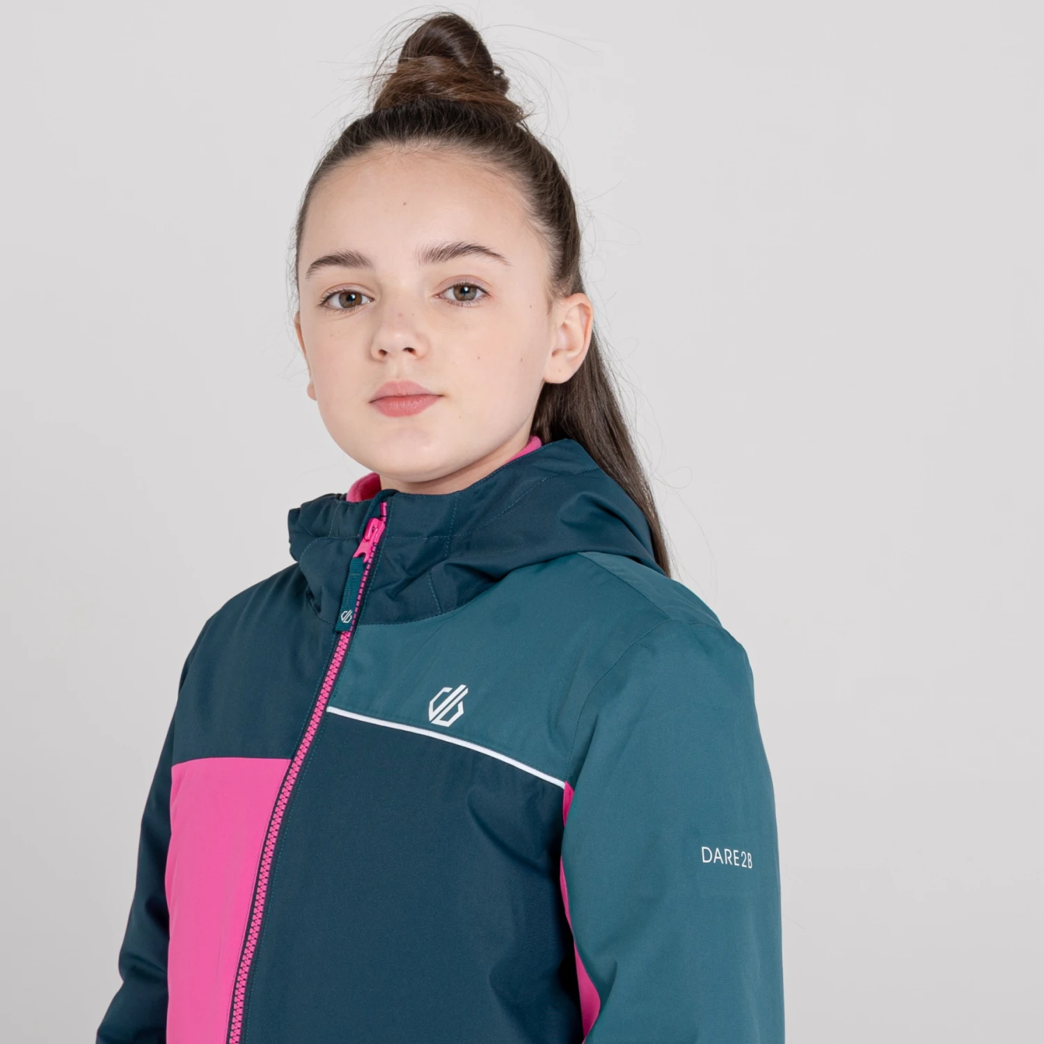 Dare 2b Remarkable Kids Jacket - W4R Nightfall Navy/Dark Storm/Raspberry Rose 7 Dare 2b Remarkable Kids Jacket - W4R Nightfall Navy/Dark Storm/Raspberry Rose – Image 5