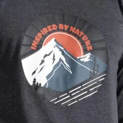 Dare 2b T-Shirt Manches Longues - Stomping - R39 Charcoal Grey Marl -Dare 2b Boutique dare 2b stomping long sleeve tee r39 charcoal grey marl 3 1532582