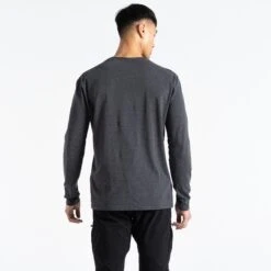 Dare 2b T-Shirt Manches Longues - Stomping - R39 Charcoal Grey Marl -Dare 2b Boutique dare 2b stomping long sleeve tee r39 charcoal grey marl 4 1532583