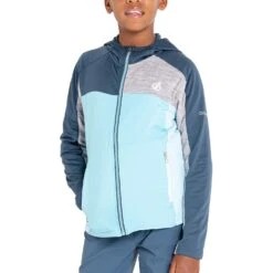 Dare 2b Couche Intermédiaire - Thriving Core Stretch Enfant - A2E Orion Grey/Sea Jet/Ash Grey Marl