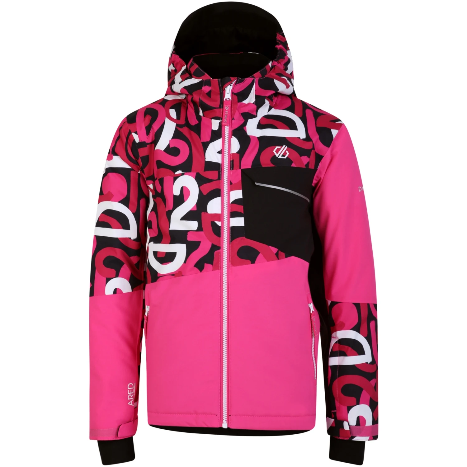 Dare 2b Veste Enfant - Traverse - J9Z Kids Ski Graffiti Print/Black 9 Dare 2b Veste Enfant - Traverse - J9Z Kids Ski Graffiti Print/Black – Image 7