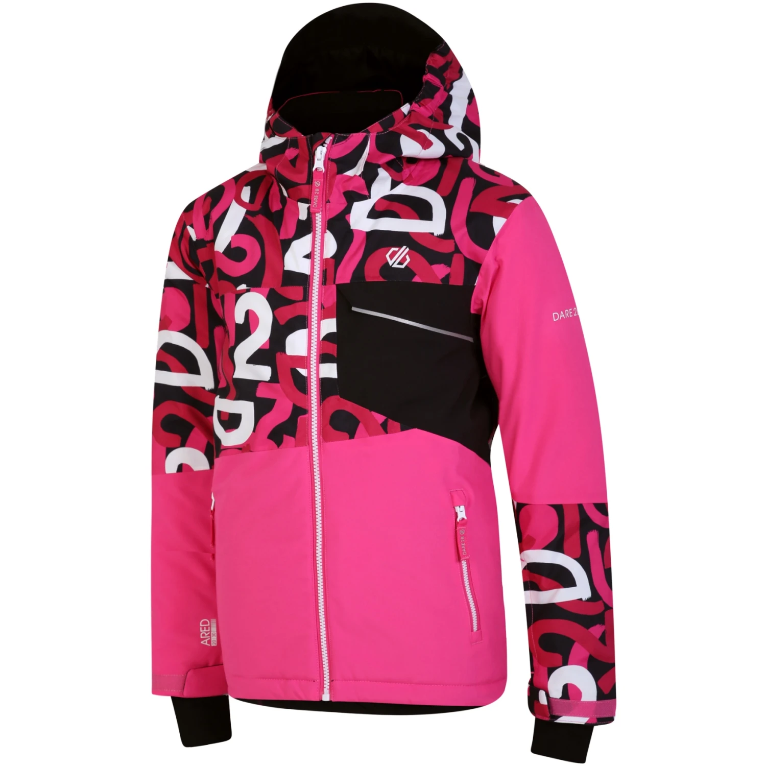 Dare 2b Veste Enfant - Traverse - J9Z Kids Ski Graffiti Print/Black 10 Dare 2b Veste Enfant - Traverse - J9Z Kids Ski Graffiti Print/Black – Image 8