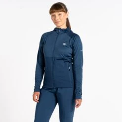 Dare 2b Couche Intermédiaire - Convey II Core Stretch Femme - W75 Moonlight Denim/Moonlight Denim Marl -Dare 2b Boutique dare 2b women convey ii core stretch mid layer w75 moonlight denim moonlight denim marl 5 1355922