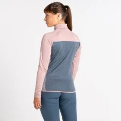 Dare 2b Couche Intermédiaire - Elation II Core Stretch Femme - QFI Orion Grey/Dusky Rose -Dare 2b Boutique dare 2b women elation ii core stretch mid layer qfi orion grey dusky rose 9 1355999