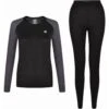 Dare 2b Exchange Ensemble De Sous-Vêtements Thermique Femme - 06N Black/Ebony