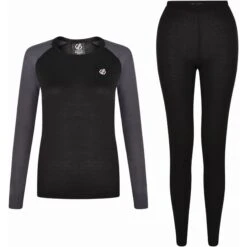 Dare 2b Exchange Ensemble De Sous-Vêtements Thermique Femme - 06N Black/Ebony