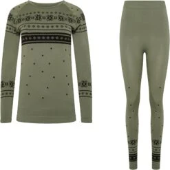 Dare 2b In Demand Ensemble De Sous-Vêtements Femme - P7T Duck Green/Black