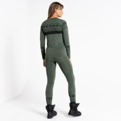 Dare 2b In Demand Ensemble De Sous-Vêtements Femme - P7T Duck Green/Black -Dare 2b Boutique dare 2b women in demand baselayer set p7t duck green black 3 1247644