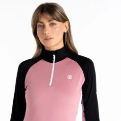 Dare 2b Involved II Stretch Pullover Femme - B48 Mesa Rose/Black/White -Dare 2b Boutique dare 2b women involved ii stretch pullover b48 mesa rose black white 4 1249067