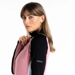 Dare 2b Involved II Stretch Pullover Femme - B48 Mesa Rose/Black/White -Dare 2b Boutique dare 2b women involved ii stretch pullover b48 mesa rose black white 5 1249068