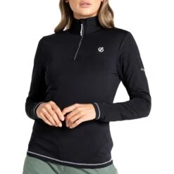 Dare 2b Couche Intermédiaire Femme - Lowline II Core Stretch - 800 Noir