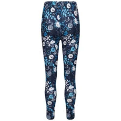 Dare 2b Partition II Ensemble De Sous-Vêtements Thermique Enfant - W4G River Blue Floral Print -Dare 2b Boutique dare2b kinder partition ii thermo baselayer set dku320 w4g 01 1311006