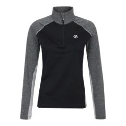 Dare 2b Haut De Sport INVOLVED Femme (Noir / Gris Charbon Chiné)