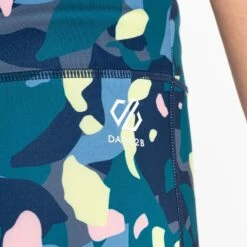 Dare 2b Legging INFLUENTIAL 3/4 Femme (Bleu Sarcelle) -Dare 2b Boutique legging influential 34 femme bleu sarcelle 2