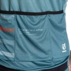 Dare 2b Maillot De Cyclisme REVOLVING Homme (Vert Méditerranéen) -Dare 2b Boutique maillot de cyclisme revolving homme vert mediterraneen 3