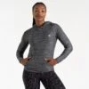 Dare 2b Sprint City Femme Yoga Sweat Capuche - Gris Moyen / Gris