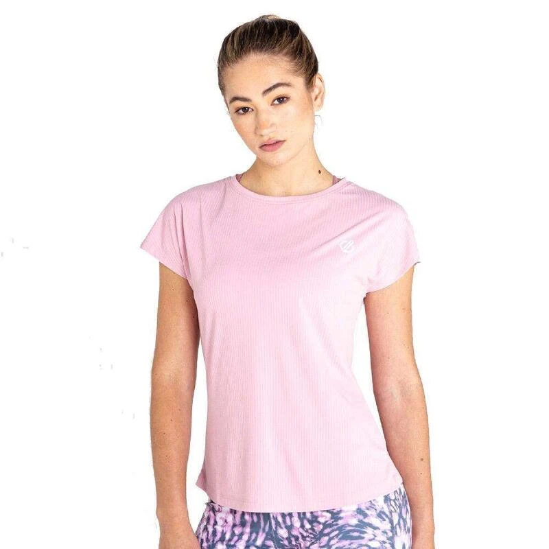 Dare 2b Tshirt BREEZE BY Femme (Rose Pâle) 5 Dare 2b Tshirt BREEZE BY Femme (Rose Pâle) – Image 3