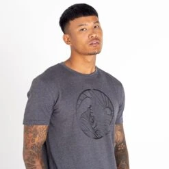 Dare 2b Tshirt DISPERSED Homme (Gris Foncé) -Dare 2b Boutique tshirt dispersed homme gris fonce 3