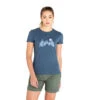 Dare 2b Tshirt Femme (Gris Bleu) -Dare 2b Boutique tshirt femme gris bleu