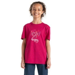 Dare 2b Tshirt TRAILBLAZER HAPPY Enfant (Rose Foncé) -Dare 2b Boutique tshirt trailblazer happy enfant rose fonce 2