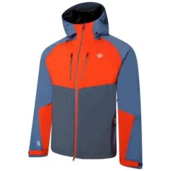 Dare 2b Veste Imperméable SOARING Homme (Bleuet / Orange Foncé) -Dare 2b Boutique veste impermeable soaring homme bleuet orange fonce 2