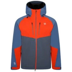 Dare 2b Veste Imperméable SOARING Homme (Bleuet / Orange Foncé)