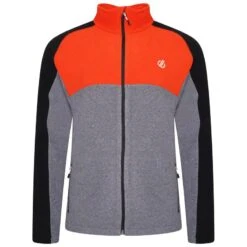 Dare 2b Veste Polaire AUDACIOUS Homme (Gris Bleu / Orange Rouge)