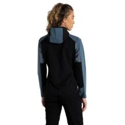 Dare 2b Veste Softshell AVIDLY Femme (Noir / Gris Bleu) -Dare 2b Boutique veste softshell avidly femme noir gris bleu 3